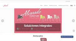 Desktop Screenshot of mueblesalvarado.com